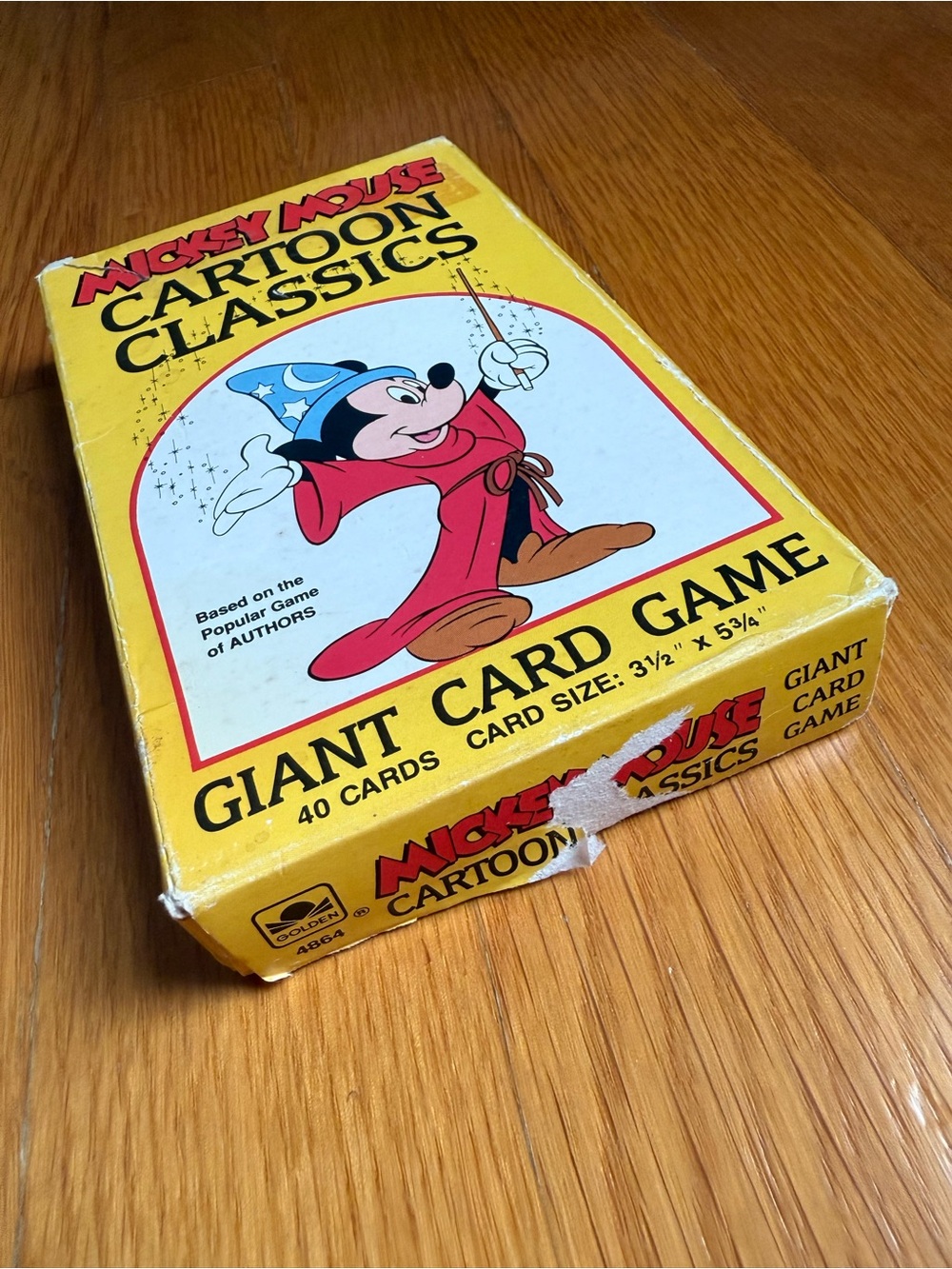 ✨ Rare Vintage 80’s Mickey Mouse Jumbo Playing Cards Cartoon Classics - Picture 3 of 5